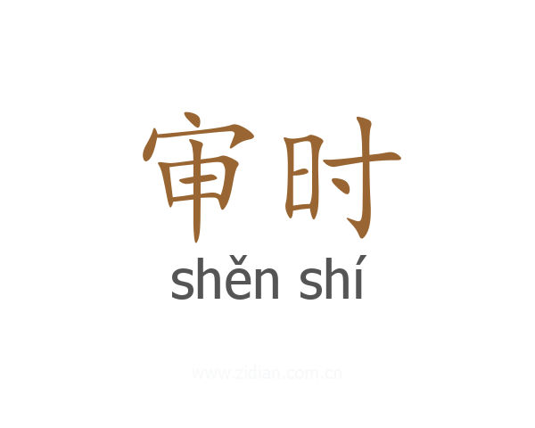 审时