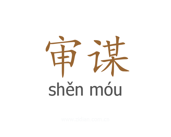 审谋