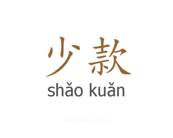 少款