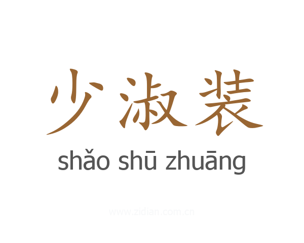 少淑装