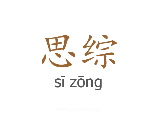 思综