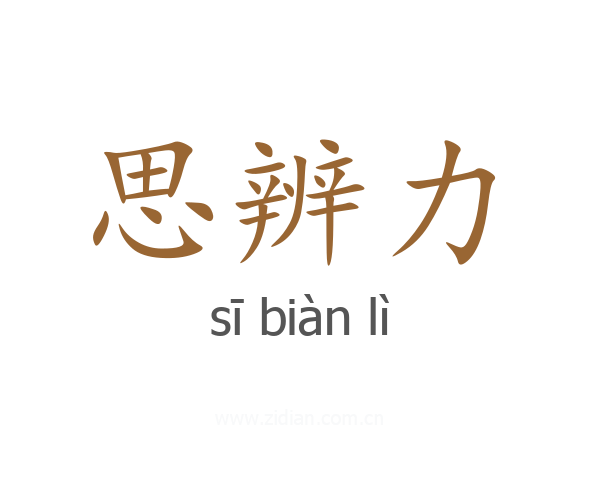 思辨力