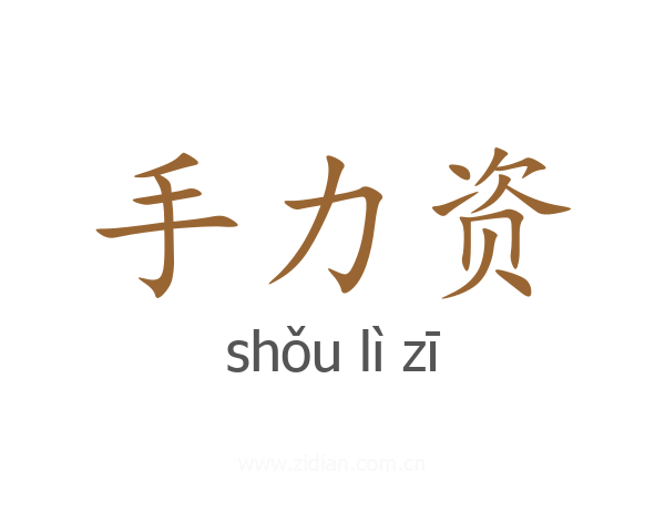 手力资