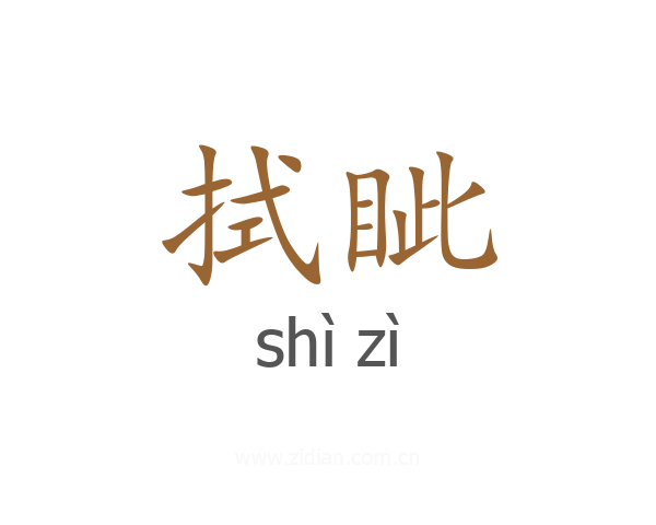 拭眦