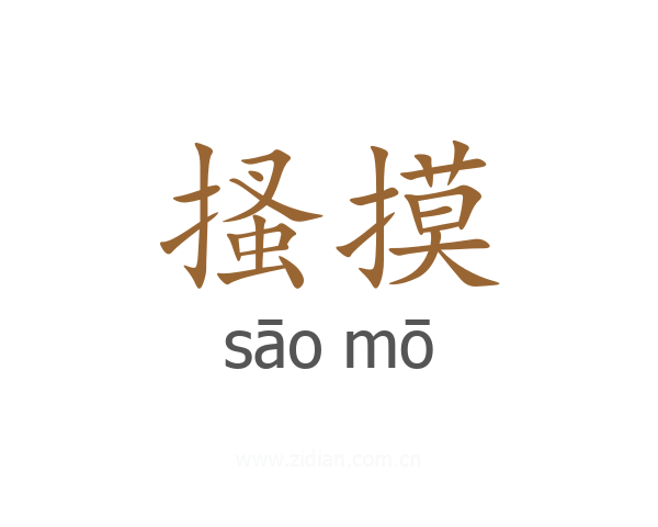 搔摸
