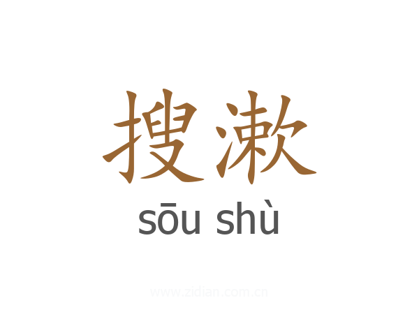 搜漱