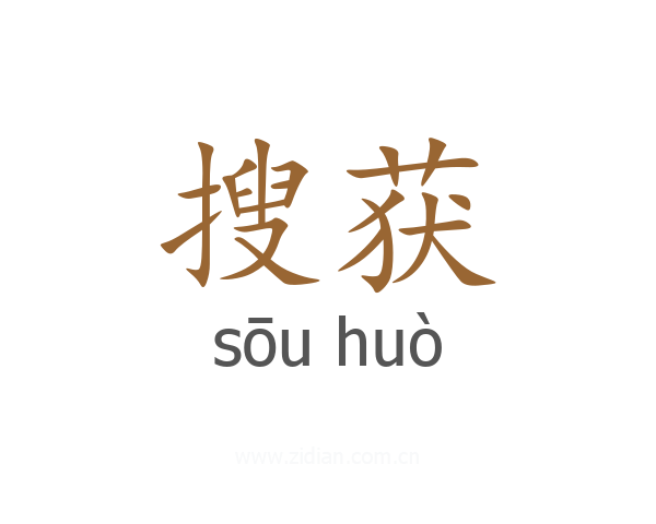 搜获