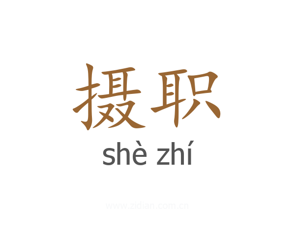 摄职