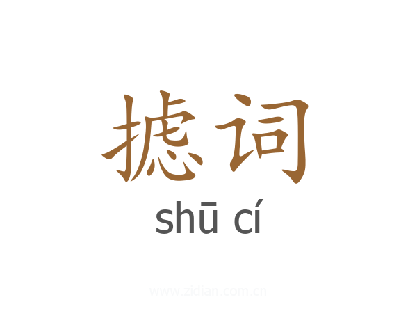 摅词