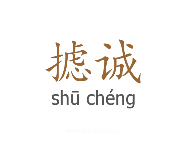 摅诚
