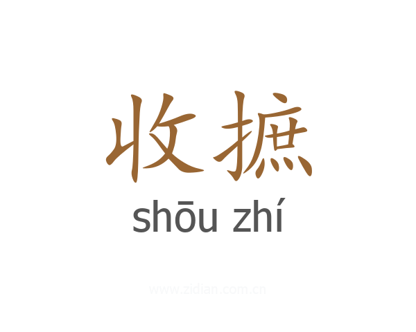 收摭