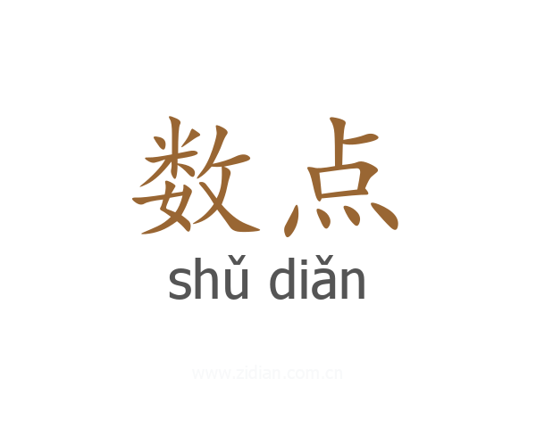 数点