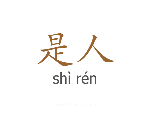 是人