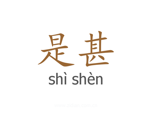 是甚