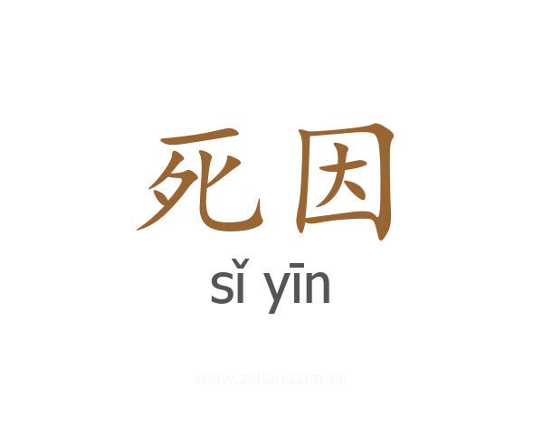 死因
