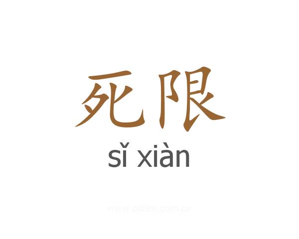 死限