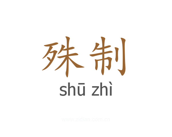 殊制