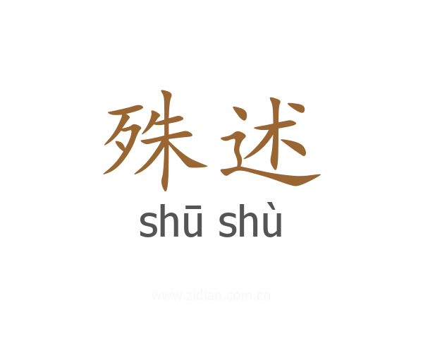 殊述