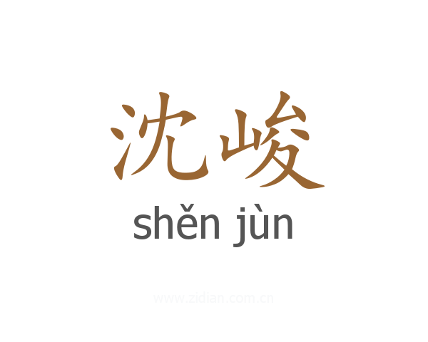 沈峻