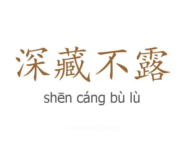 深藏不露