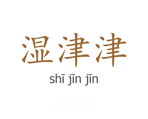 湿津津