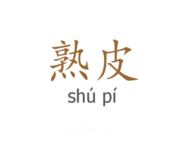熟皮