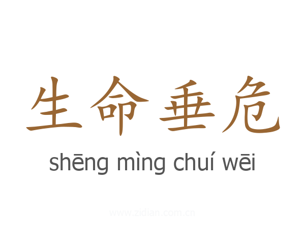 生命垂危