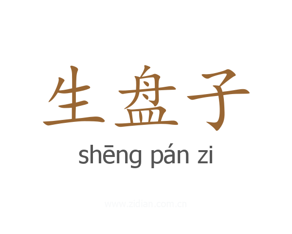 生盘子