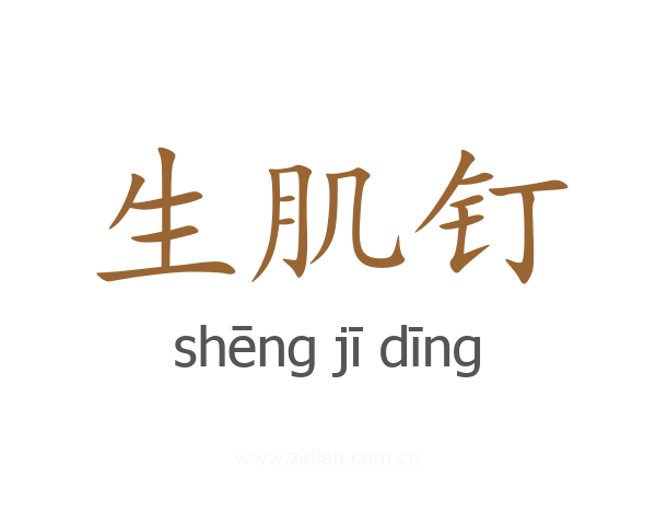 生肌钉