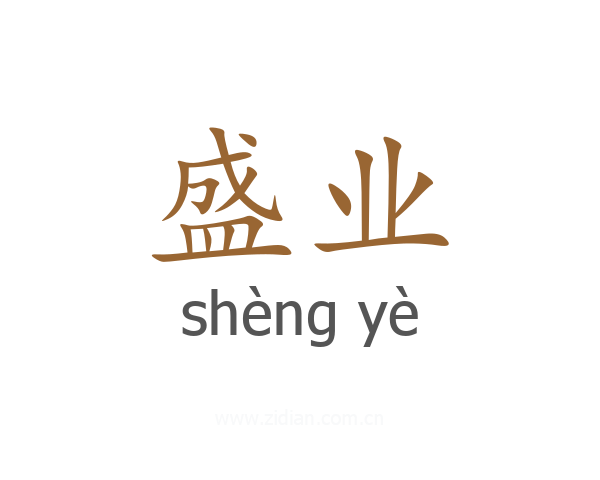 盛业