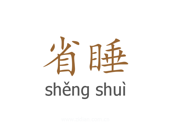 省睡