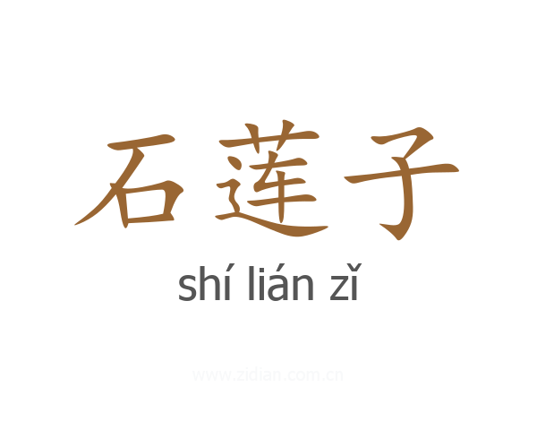 石莲子