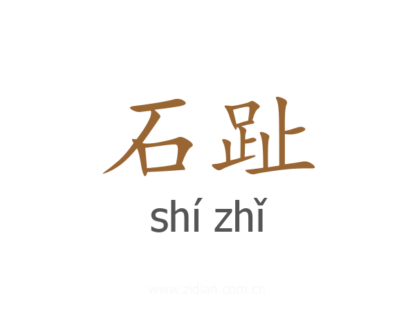 石趾