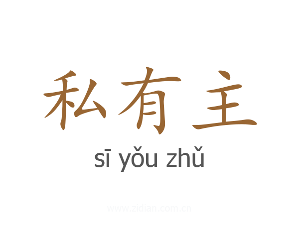 私有主