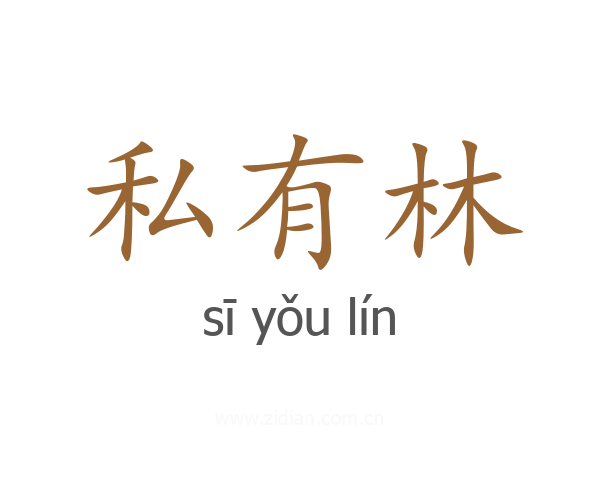 私有林