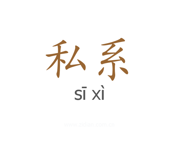 私系