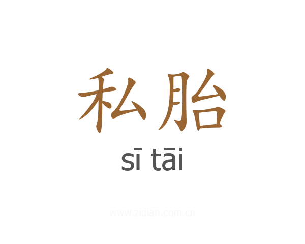 私胎