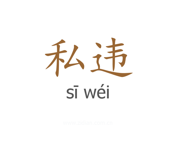 私违
