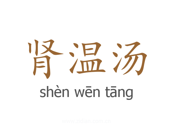 肾温汤