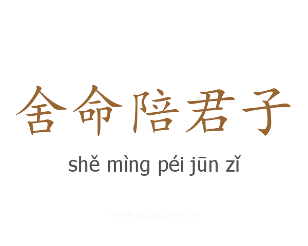 舍命陪君子