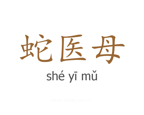 蛇医母