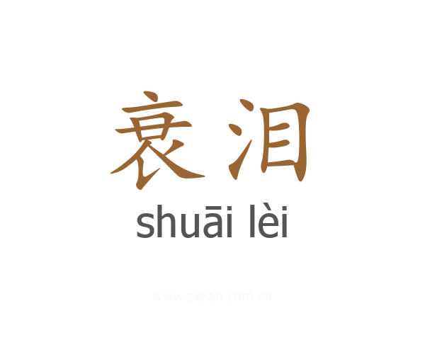 衰泪