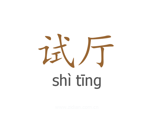 试厅