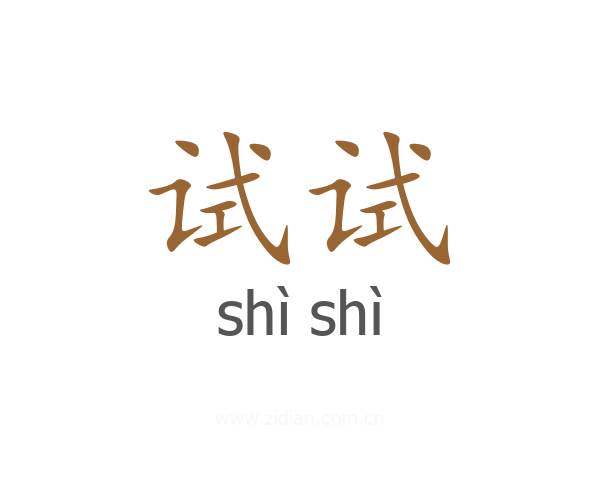 试试