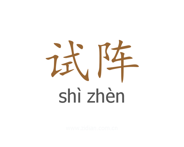 试阵
