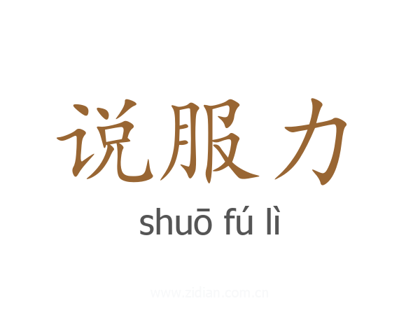 说服力