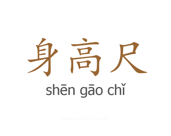 身高尺