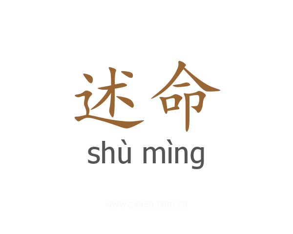 述命