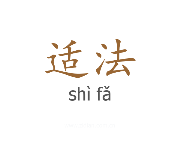 适法