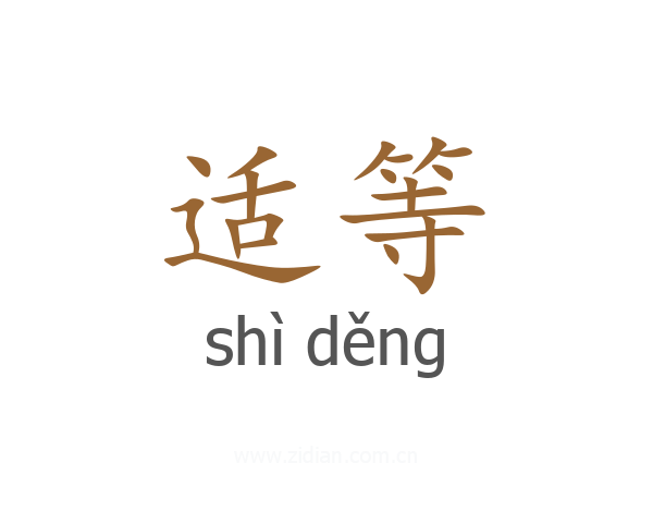 适等